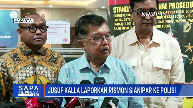 Jusuf Kalla Laporkan Rismon di Tuduhan Pendanaan Isu Ijazah Jokowi ke Bareskrim Polri | SAPA PAGI