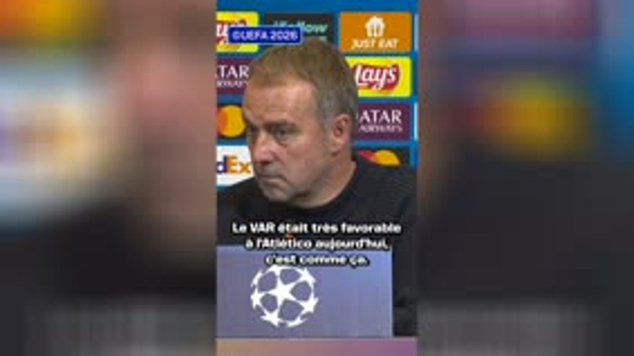 Barcelone - Flick remonté : "Le VAR était très favorable à l’Atlético aujourd’hui”