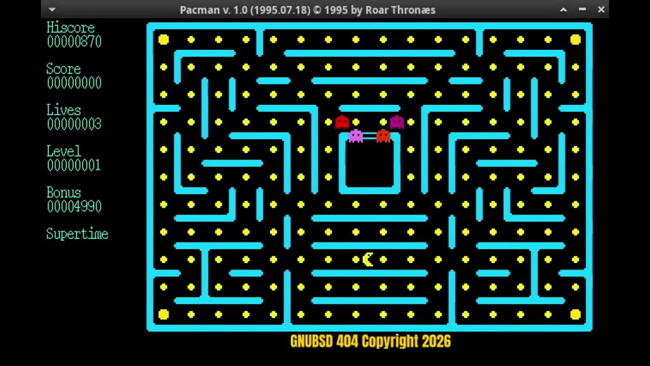 GNUBSD 404 Long N114 Other PacMan (Linux)