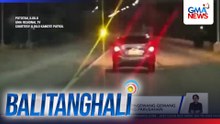 LTO-6 - Reckless driving ang kotseng pagewang-gewang sa gitna ng kalsada; driver, posibleng parusahan  | Balitanghali