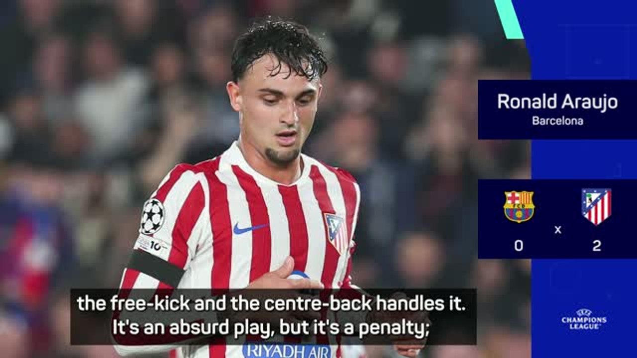 Handball or not? Atletico and Barca debate Pubill penalty claim