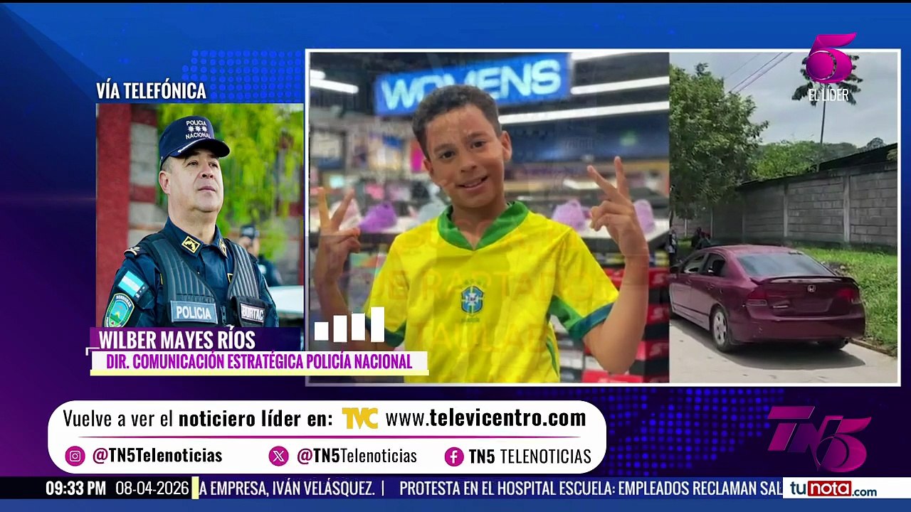 Recuperan a menor raptado en Taulabé; pedían L. 5 Millones y hay tres personas detenidas