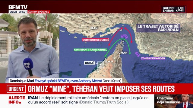 Guerre au Moyen-Orient: Téhéran veut imposer ses routes dans le Détroit d’Ormuz