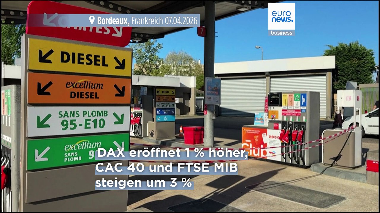 Iran-Waffenstillstand wirkt: Ölpreis fällt, europäische Aktien steigen