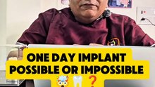 Can Dental Implant be done in one day | Same Day dental implants | Triveni Dental
