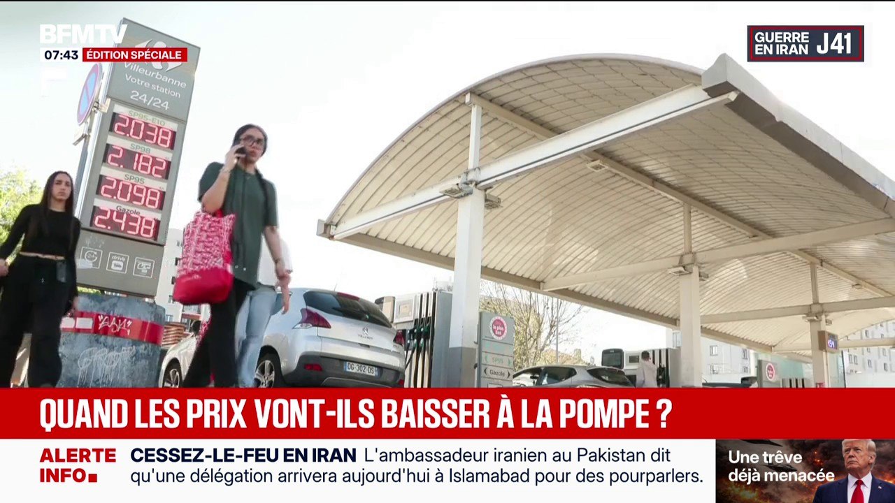 Après la trêve au Moyen-Orient, l'Union française des industries pétrolières estime la baisse des prix du carburant de "5 à 10 centimes très rapidement"