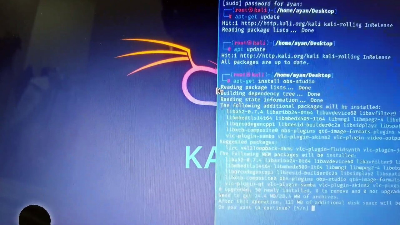 M AYAN SAJID - HOW TO INSTALL OBS STUDIO ON KALI LINUX & UBUNTU OR ANY OTHER DEBIAN BASED LINUX DISTRIBUTION EASILY