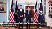ABD Dışişleri Bakanı Rubio, NATO Genel Sekreteri Rutte ile görüştü
