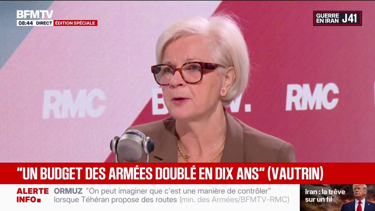 Catherine Vautrin, ministre des Armées: "L'année prochaine, le budget des Armées sera à plus de 60 milliards, c'est-à-dire qu'en 10 ans, nous aurons doublé le budget des Armées"