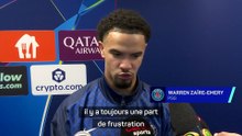 Zaïre-Emery en partie frustré mais confiant pour le retour