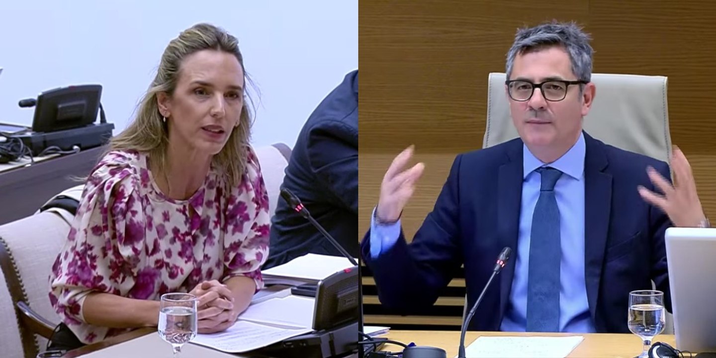 Cayetana Álvarez de Toledo (PP) tumba a Félix Bolaños con un glorioso meneo: "Es usted un pacifista pendenciero"