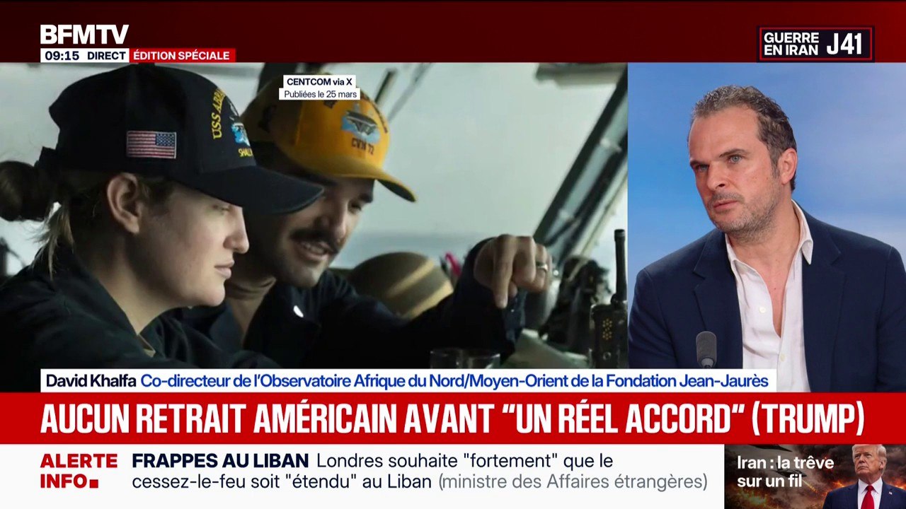 Trêve au Moyen-Orient: "Le programme nucléaire iranien aujourd'hui est par terre", assure David Khalfa, co-directeur de l'Observatoire Afrique du Nord/Moyen-Orient de la Fondation Jean-Jaurès