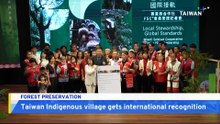 Saisiyat Village Recognized for Forest Preservation Work