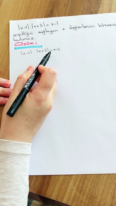 Matematik Mutlak Değer