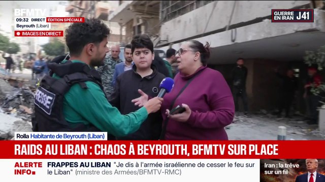 “J'ai toujours peur, je ne dors pas : Rolla, habitante de Beyrouth, témoigne après les frappes israéliennes sur le Liban