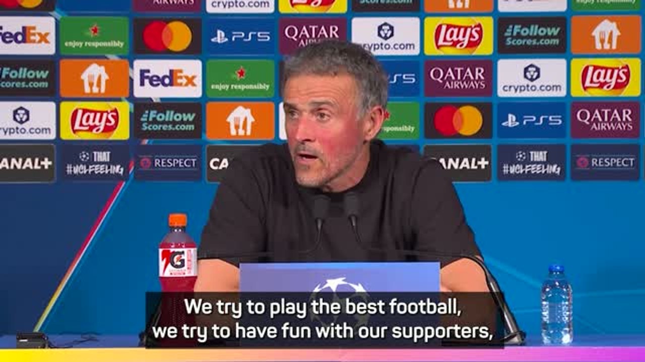'Create superiority' - Enrique on PSG's style o...