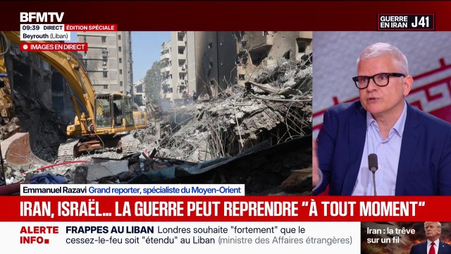 Trêve entre l'Iran et les États-Unis: Les points posés sur la table sont intenables pour les Occidentaux , assure Emmanuel Razavi, grand reporter et spécialiste du Moyen-Orient