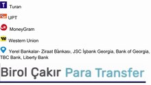 GÜRCİSTAN'DAN TÜRKİYE'YE PARA TRANSFERİ