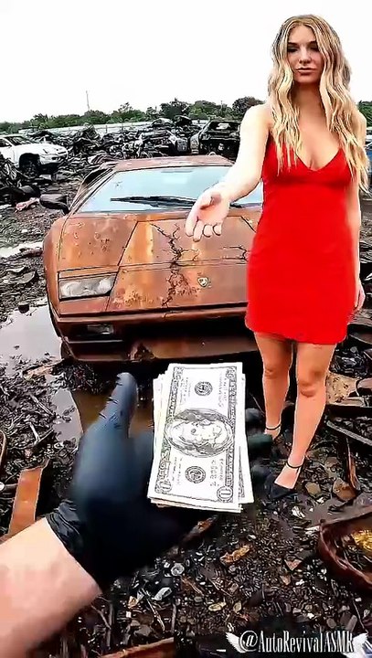 ASMR Restoring a 1985 Lamborghini Countach- The Rustiest $100,000 Car Ever