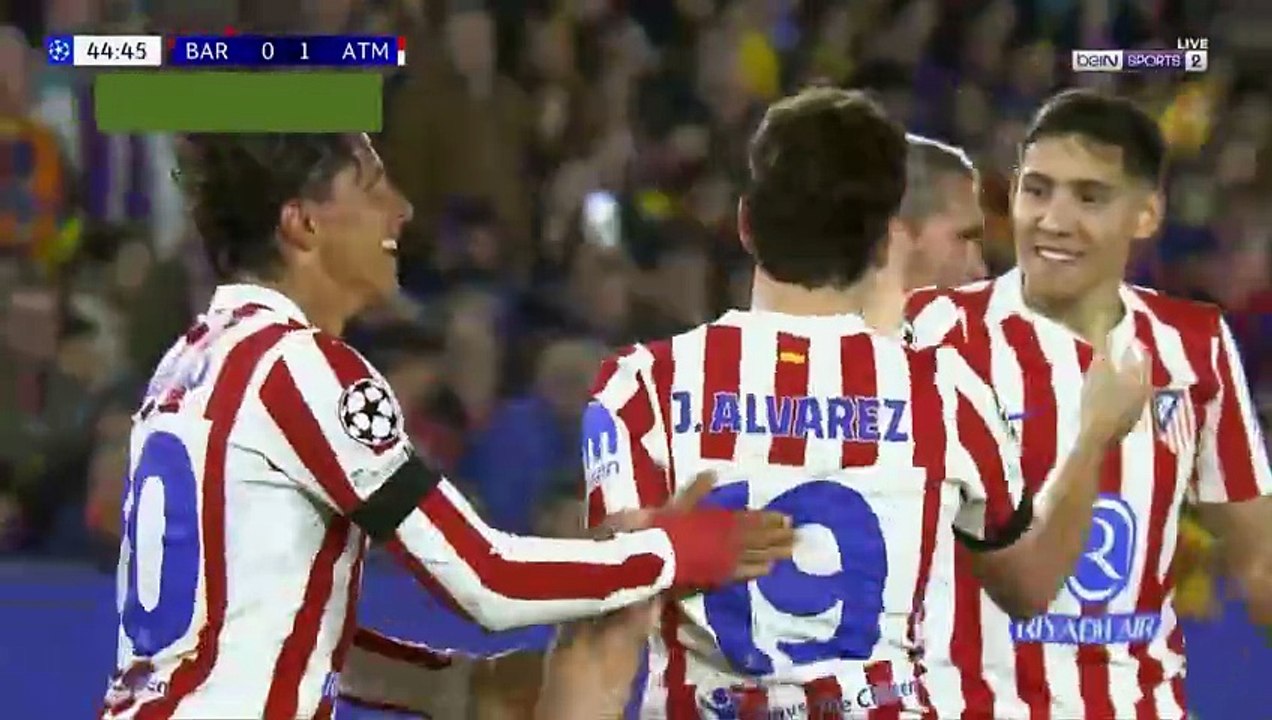 اهداف مباراة برشلونة واتلتيكو مدريد 0 2 دوري ابطال اوروبا
