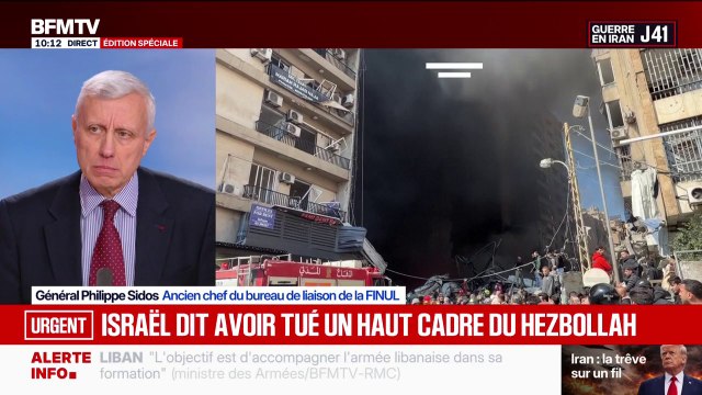 Frappes massives israéliennes sur le Liban: C'est un bombardement de terreur , estime le général Philippe Sidos, ancien chef du bureau de liaison de la Finul