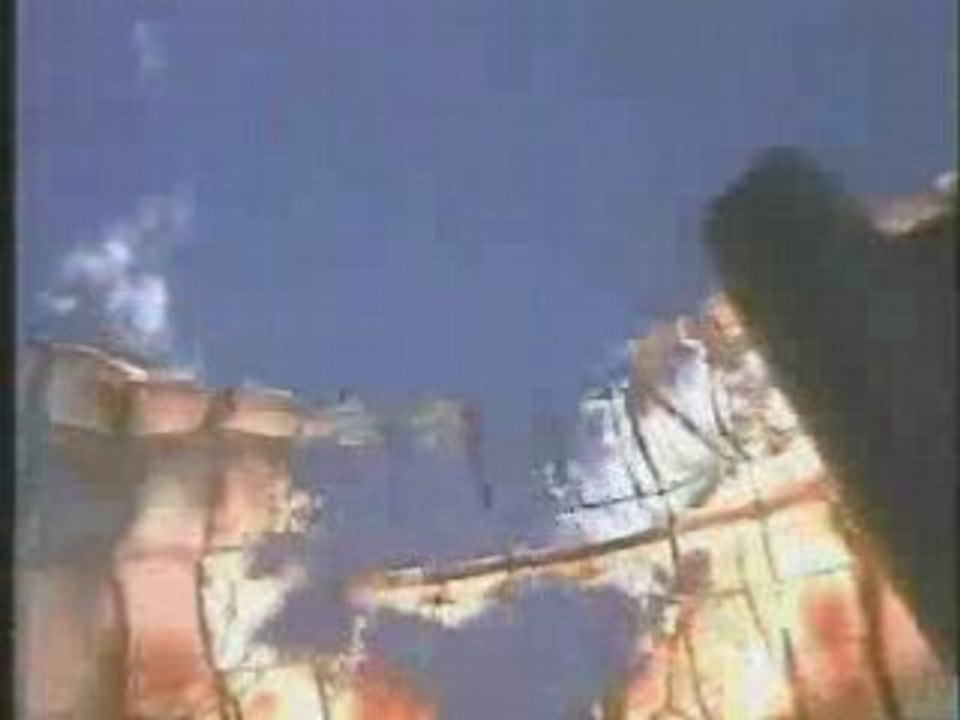 Parachute en feu