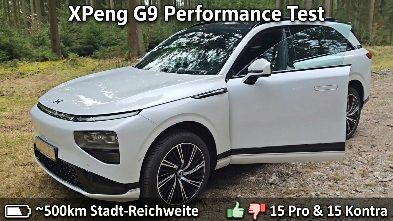 XPeng G9 Performance: 30 ehrliche Pros & Contras