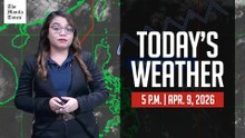 Today's Weather, 5 P.M. | Apr. 9, 2026