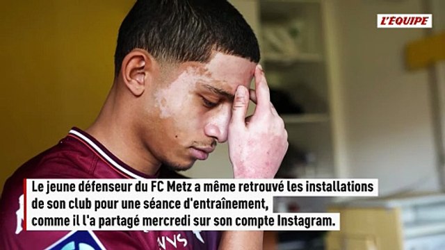 Quatre mois après la tragédie de Crans-Montana, Tahirys Dos Santos s'est entraîné sur les installations du FC Metz - Foot - Ligue 1 - Metz