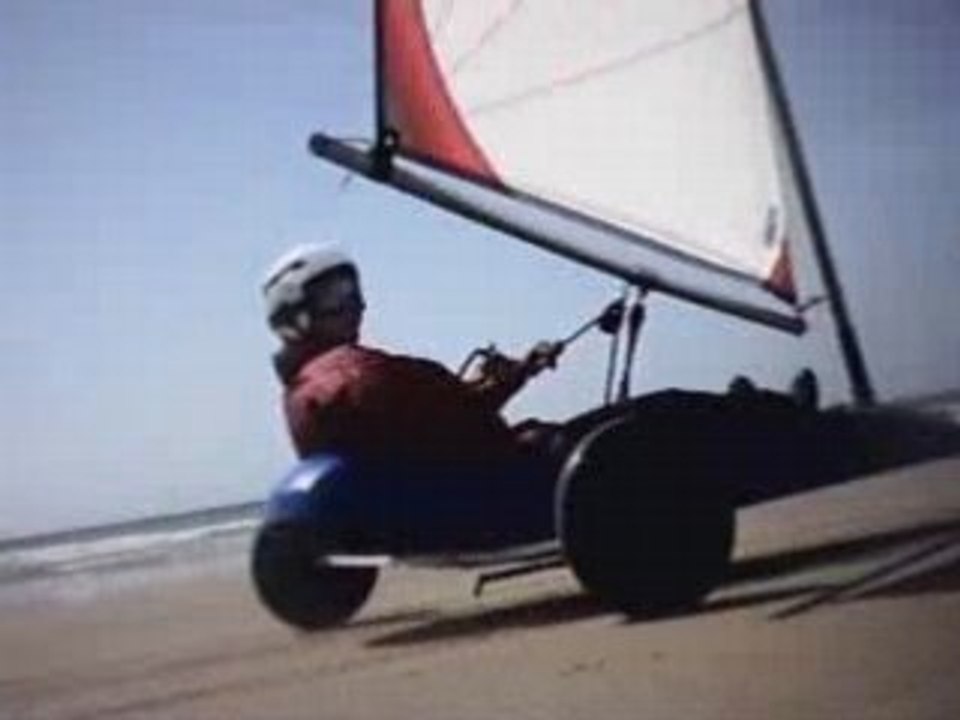 3CV.fr Siouville normandie cotentin kite Vauville Juin 2008