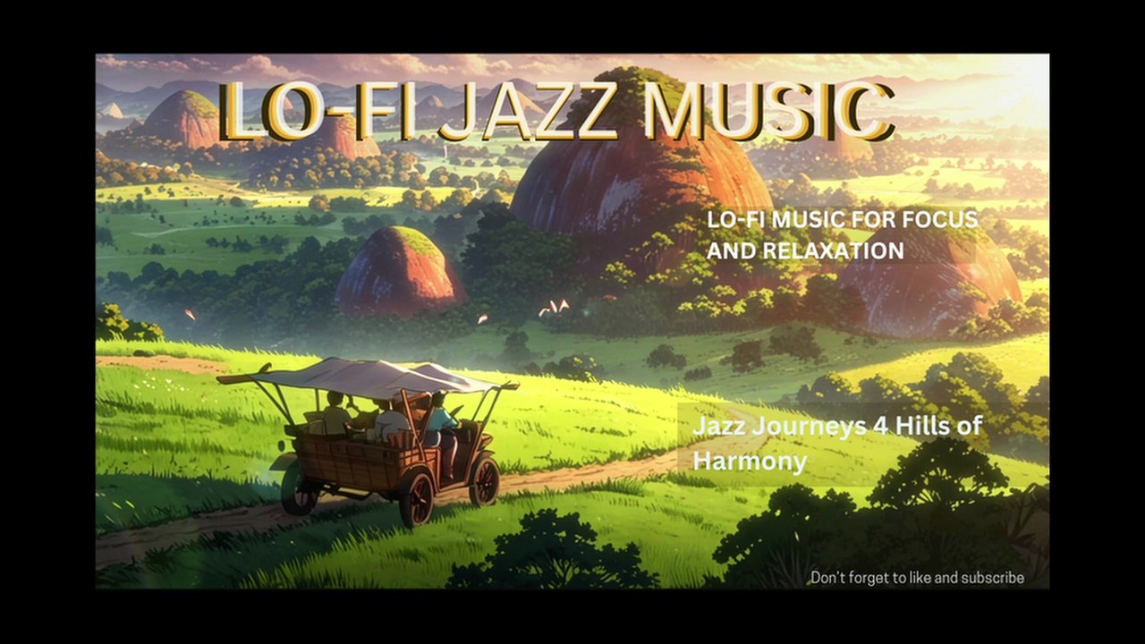 JAZZ JOURNEYS 4: HILLS OF HARMONY - Lo-fi jazz music for focus, rest, relaxation, meditation and sleep