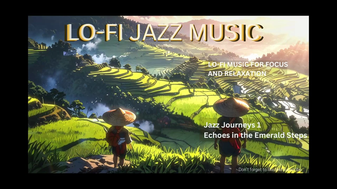 JAZZ JOURNEYS 1: ECHOES IN THE EMERALD STEPS - Lo-fi jazz music for focus, rest, relaxation, meditation and sleep