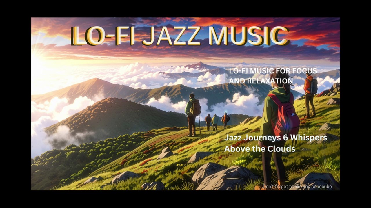 JAZZ JOURNEYS 6: WHISPERS ABOVE THE CLOUDS - Lo-fi Jazz music for focus, rest, relaxation, mediation and sleep.