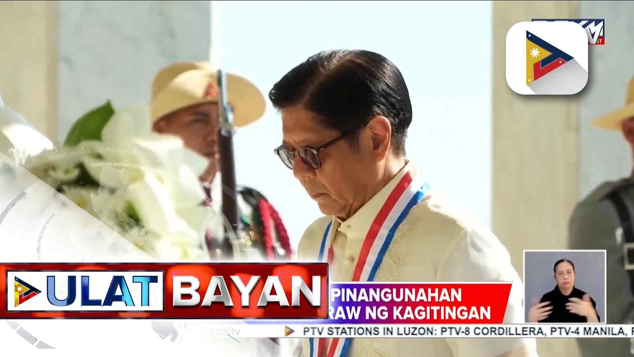 PBBM, pinangunahan ang paggunita ng Araw ng Kagitingan sa Bataan ngayong araw | ulat ni Kenneth Paciente