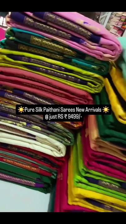 Buy Online Pure silk paithni Sarees in India At Best Price 2026 and 27