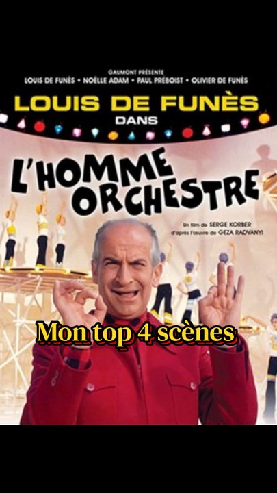 Mon top 4 scènes du film L’homme d’orchestre avec Louis de Funès
