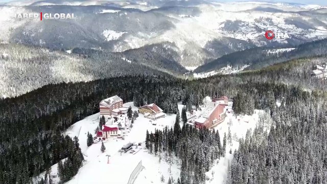 Kar geri döndü: Nisan ayında kışı aratmayan manzara