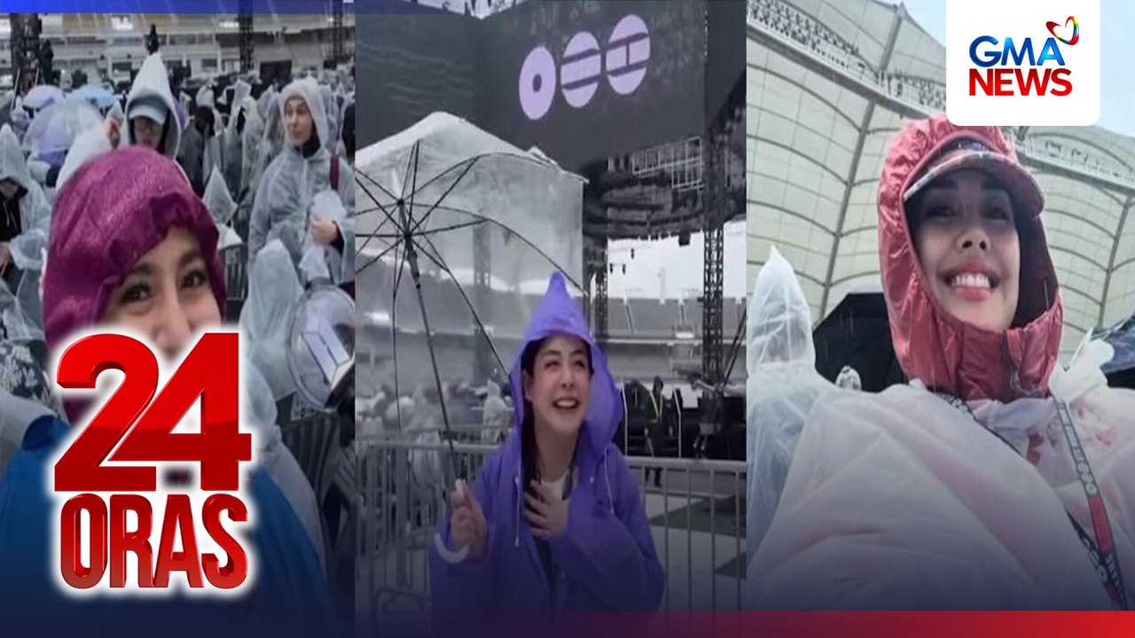 Kapuso stars and personalities spotted sa 'Arirang' World Tour ng BTS sa Goyang, South Korea | 24 Oras