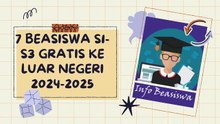 7 Beasiswa S1-S3 Gratis ke Luar Negeri 2024-2025, Tanpa Minimal Usia
