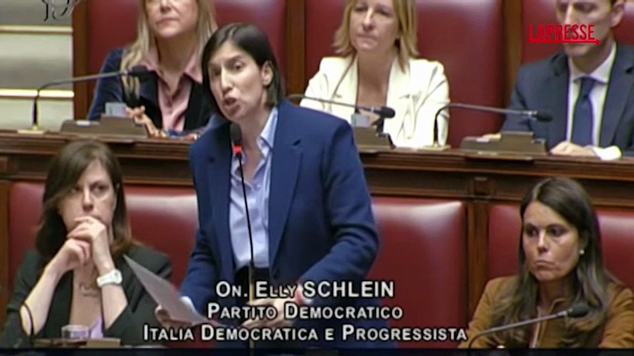 Schlein a Meloni: "Non riuscite a dire a Trump e Netanyahu che devono fermarsi"