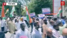 मध्य प्रदेश में गेहूं खरीदी को लेकर कांग्रेस का हल्लाबोल, जगह-जगह प्रदर्शन, खंडवा में कुत्ते को ज्ञापन