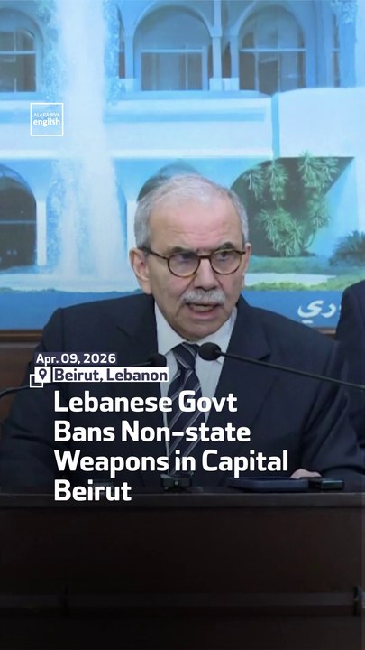 Lebanese Govt Bans Non-state Weapons in Capital Beirut