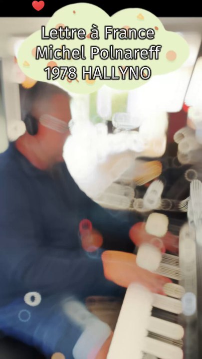 Lettre à France de Michel Polnareff par Hallyno en live