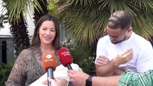 Malena Costa, junto a Mario Suárez, recibe el alta hospitalaria tras el nacimiento de su hija