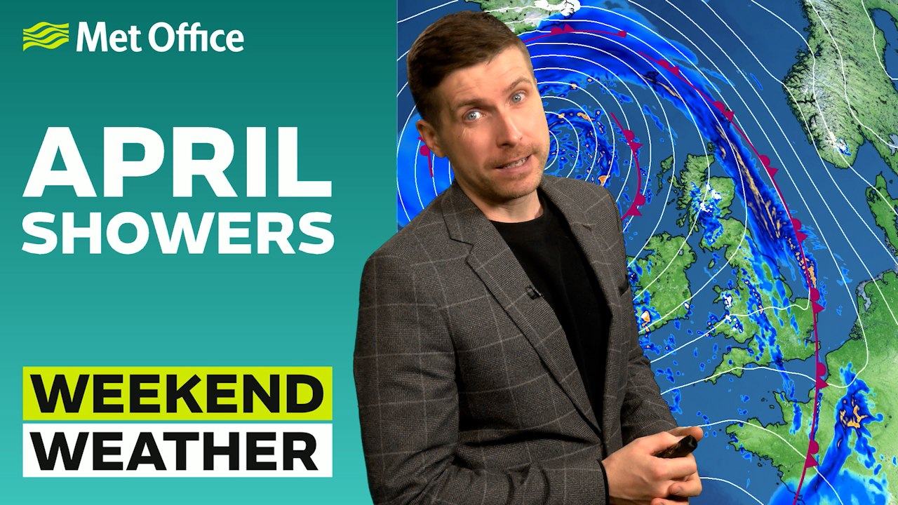 Weekend weather 09/04/2026 – Cooler and showery – Met Office weather forecast UK
