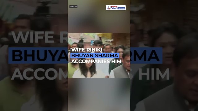 Himanta Biswa Sarma Visits Maa Kamakhya Temple in Guwahati #Shorts