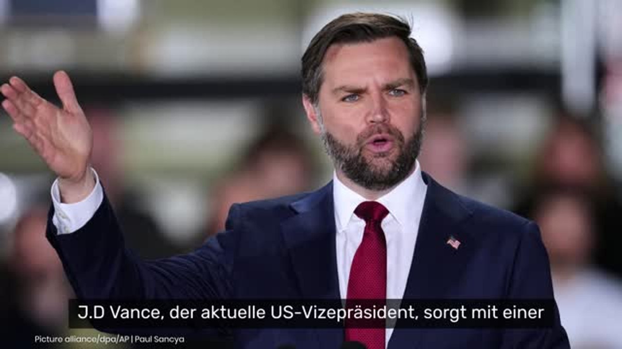J.D. Vance: US-Vize-Präsident bringt Gläubige gegen sich auf - Weißes Haus schreitet ein