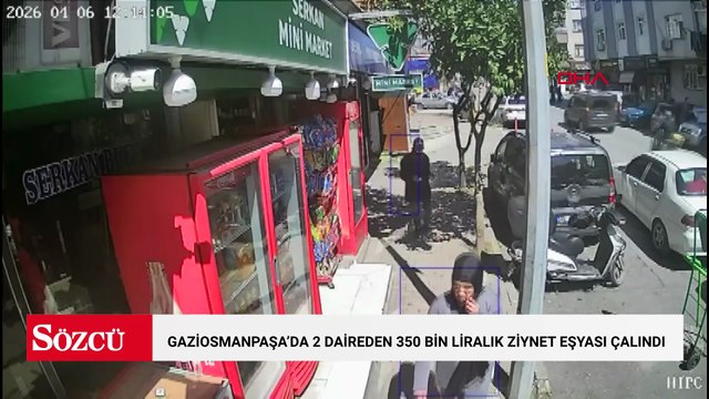 Gaziosmanpaşa'da aynı apartmanda 2 daireden hırsızlık yapan şüpheliler 350 bin liralık ziynet eşyası çaldı