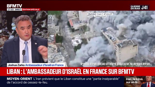 Liban: Hier nous avons tué 200 terroristes du Hezbollah , affirme Joshua Zarka, ambassadeur d’Israël en France