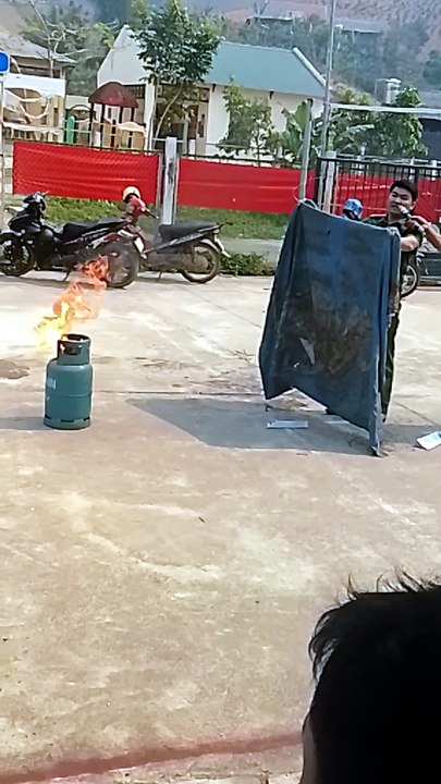 fire prevention and firefighting training session